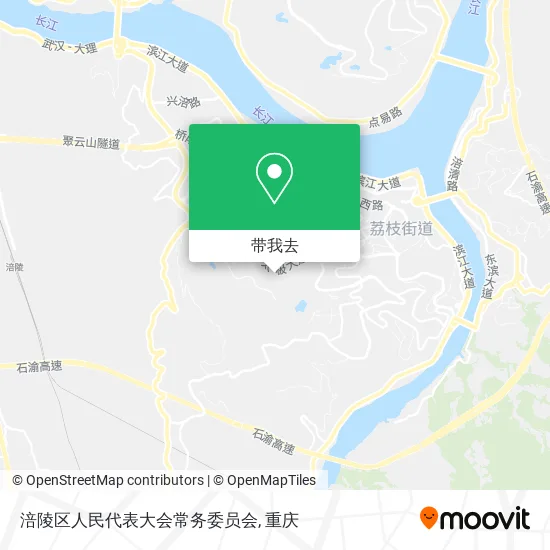 涪陵区人民代表大会常务委员会地图