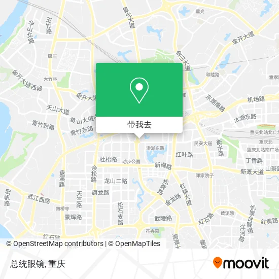 总统眼镜地图