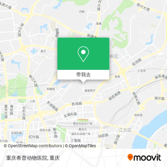 重庆希普动物医院地图