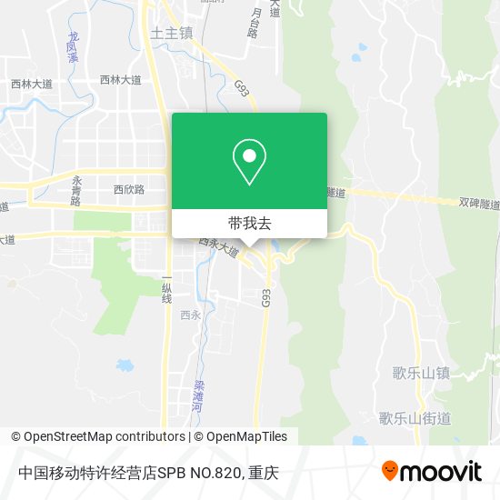 中国移动特许经营店SPB NO.820地图