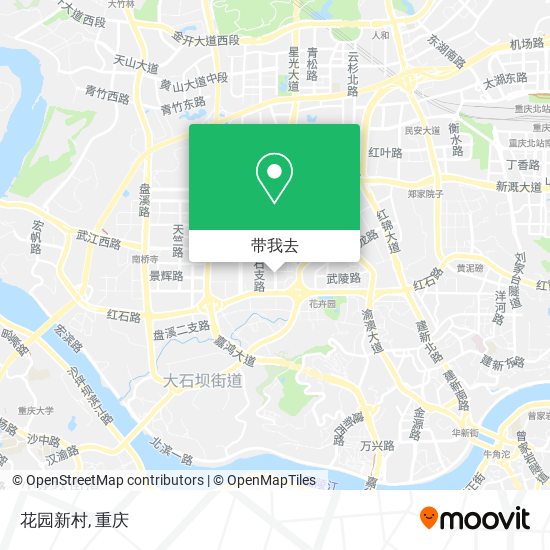 花园新村地图