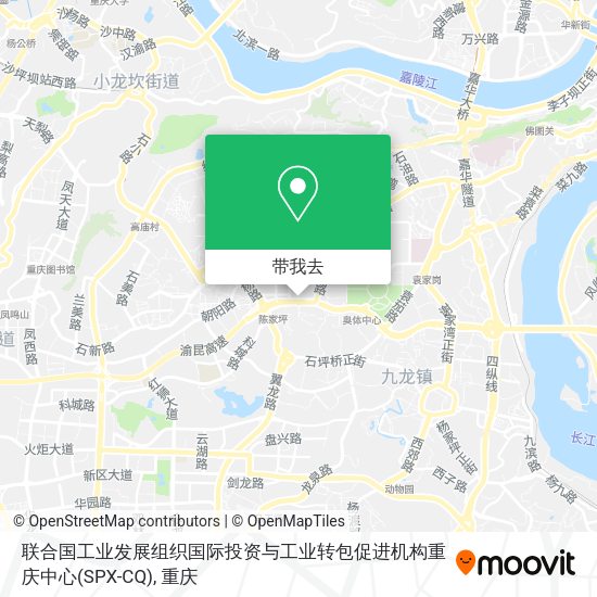 联合国工业发展组织国际投资与工业转包促进机构重庆中心(SPX-CQ)地图