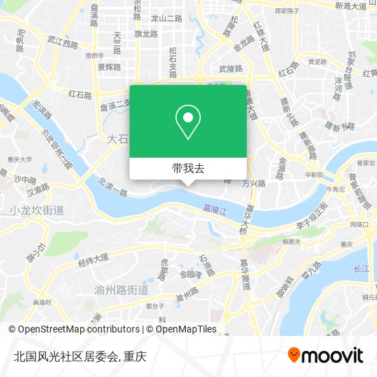 北国风光社区居委会地图