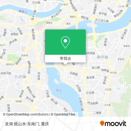 龙湖·观山水-东南门地图
