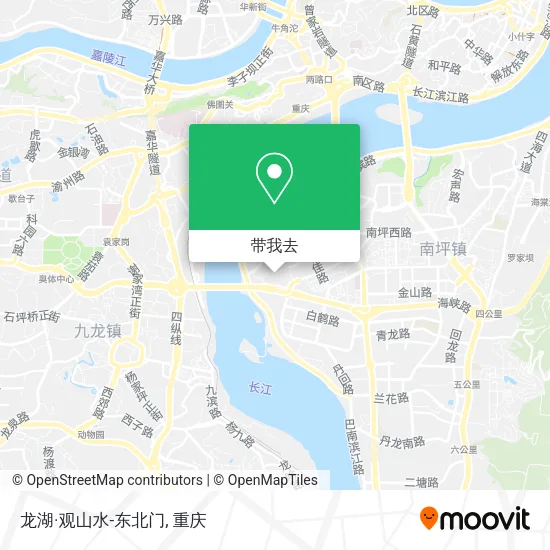 龙湖·观山水-东北门地图