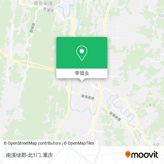 南溪绿郡-北1门地图