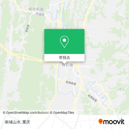 南城山水地图