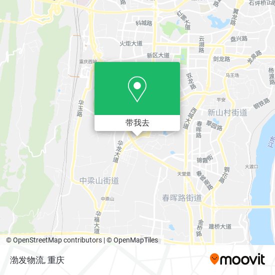 渤发物流地图