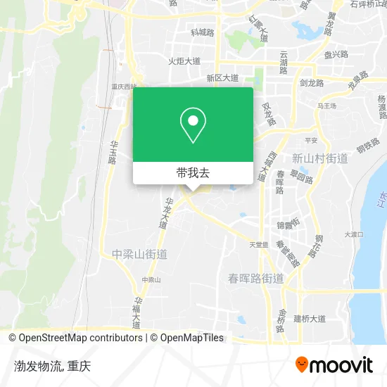 渤发物流地图