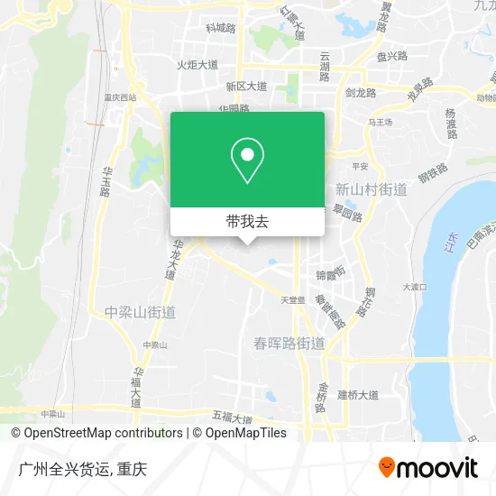 广州全兴货运地图