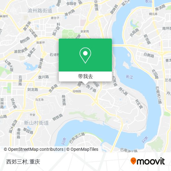 西郊三村地图