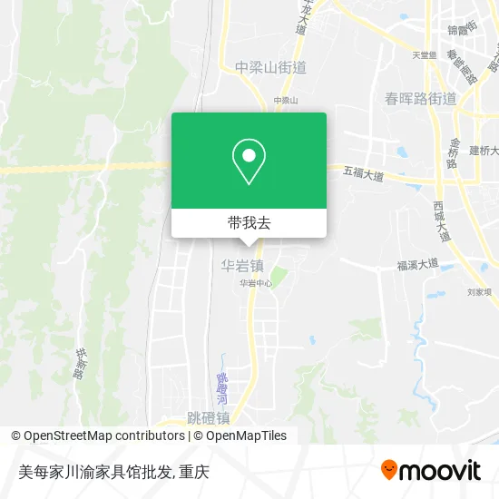 美每家川渝家具馆批发地图