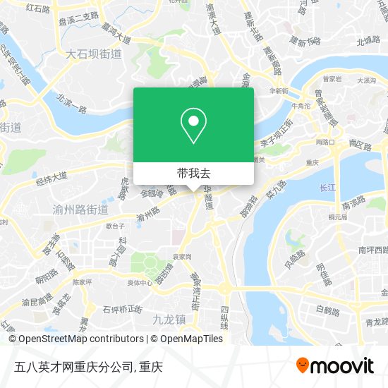 五八英才网重庆分公司地图