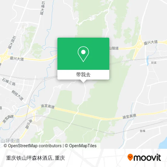重庆铁山坪森林酒店地图