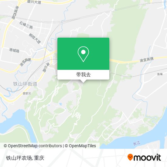 铁山坪农场地图