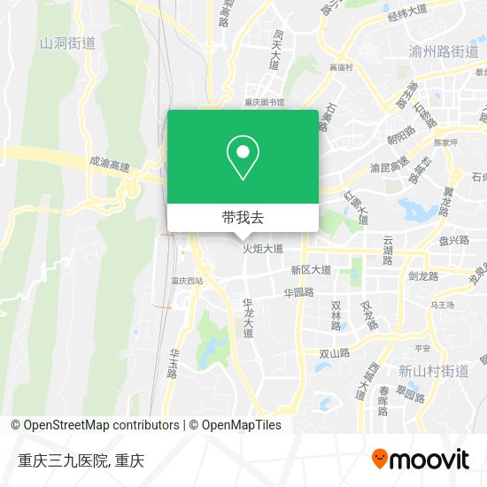 重庆三九医院地图
