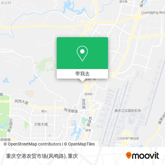 重庆空港农贸市场(凤鸣路)地图