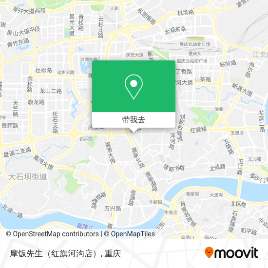 摩饭先生（红旗河沟店）地图