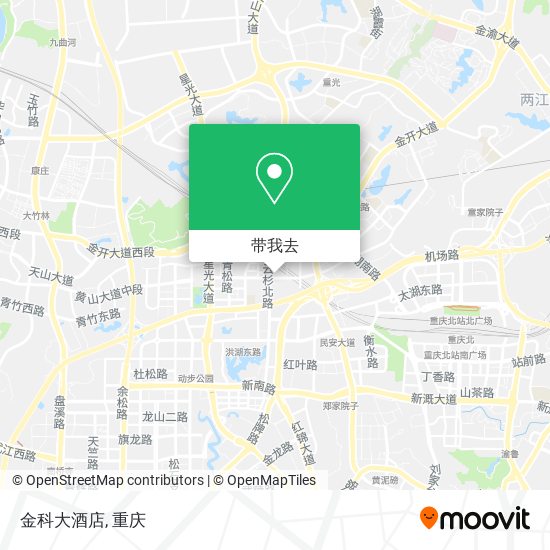 金科大酒店地图