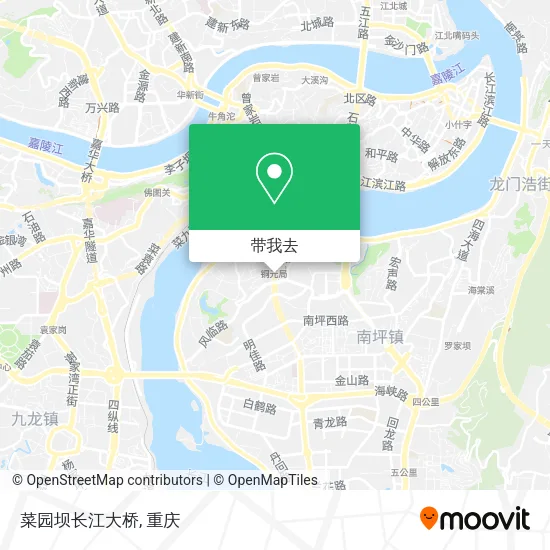 菜园坝长江大桥地图