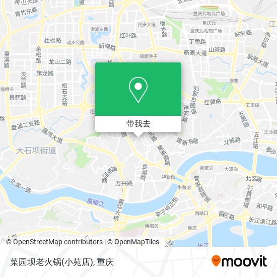 菜园坝老火锅(小苑店)地图