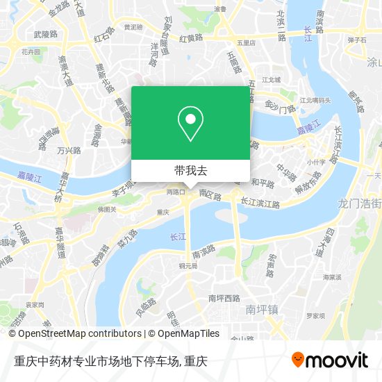 重庆中药材专业市场地下停车场地图