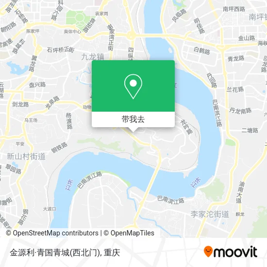 金源利·青国青城(西北门)地图