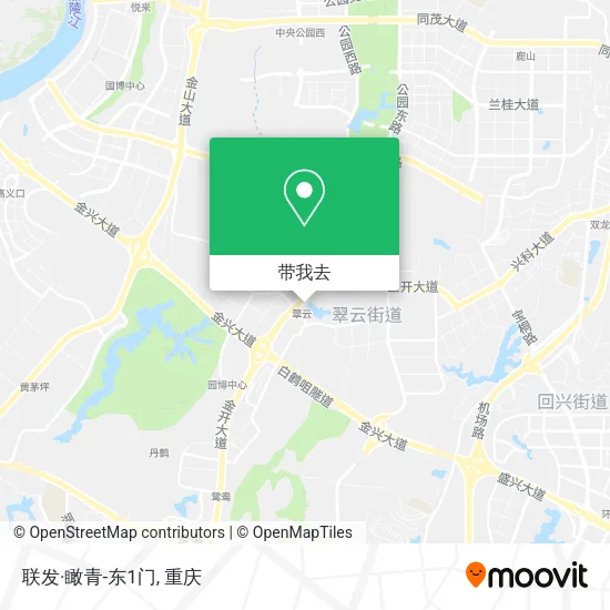 联发·瞰青-东1门地图