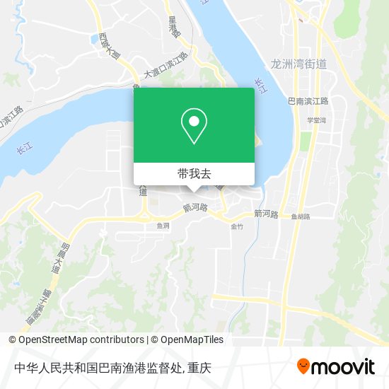 中华人民共和国巴南渔港监督处地图