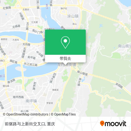 前驱路与上新街交叉口地图