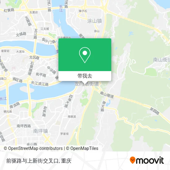 前驱路与上新街交叉口地图