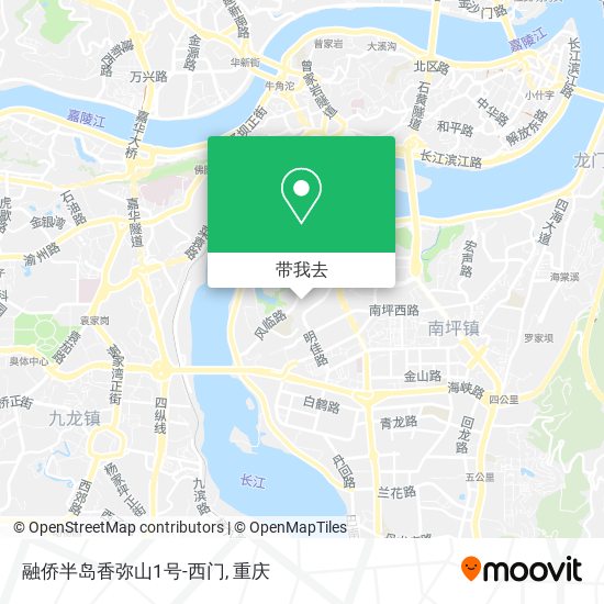 融侨半岛香弥山1号-西门地图