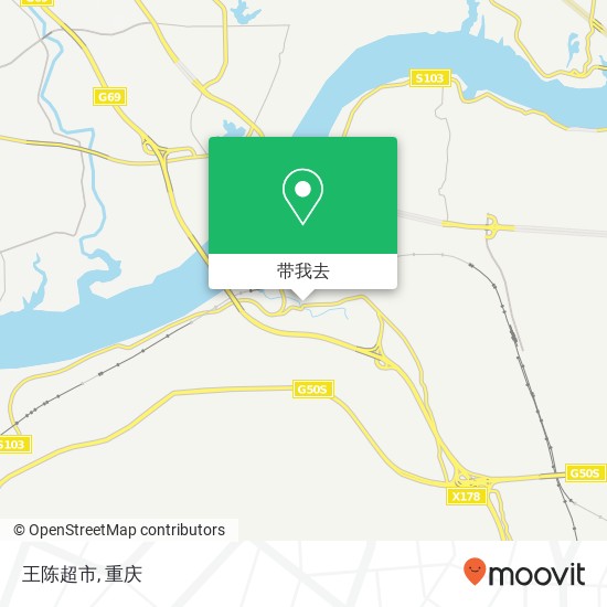王陈超市地图