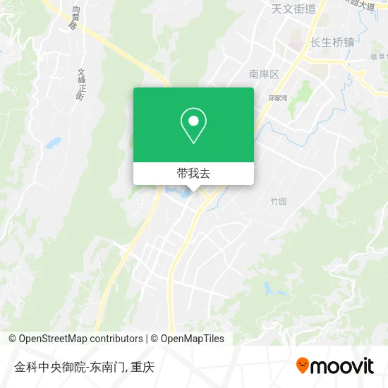金科中央御院-东南门地图
