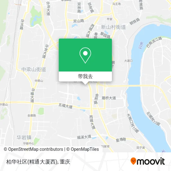柏华社区(精通大厦西)地图