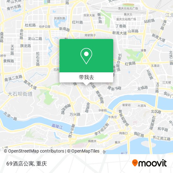 69酒店公寓地图