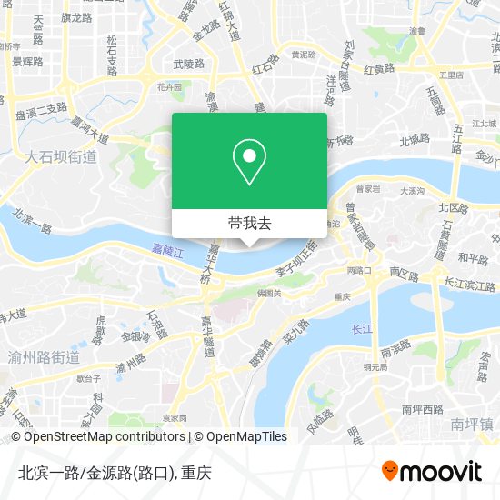 北滨一路/金源路(路口)地图