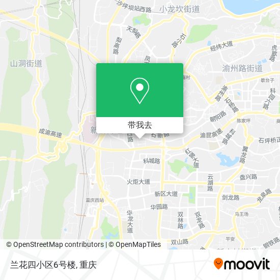 兰花四小区6号楼地图