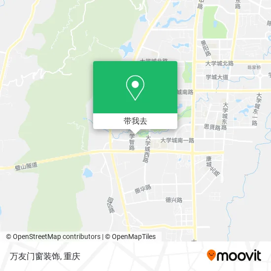 万友门窗装饰地图