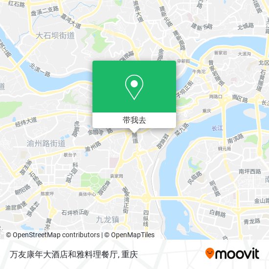 万友康年大酒店和雅料理餐厅地图