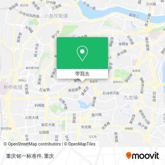 重庆铭一标准件地图
