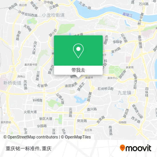 重庆铭一标准件地图