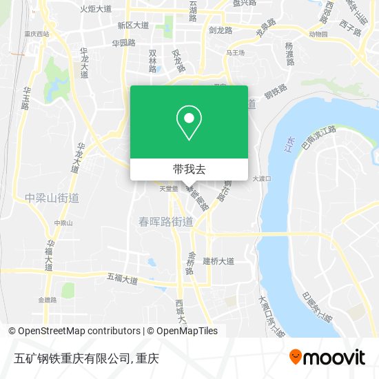 五矿钢铁重庆有限公司地图