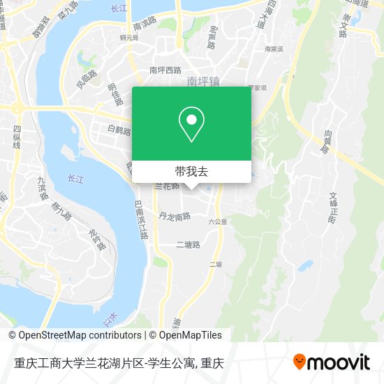 重庆工商大学兰花湖片区-学生公寓地图