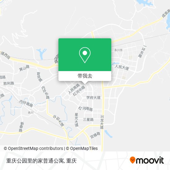 重庆公园里的家普通公寓地图