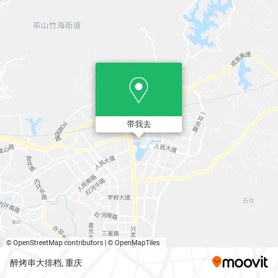 醉烤串大排档地图