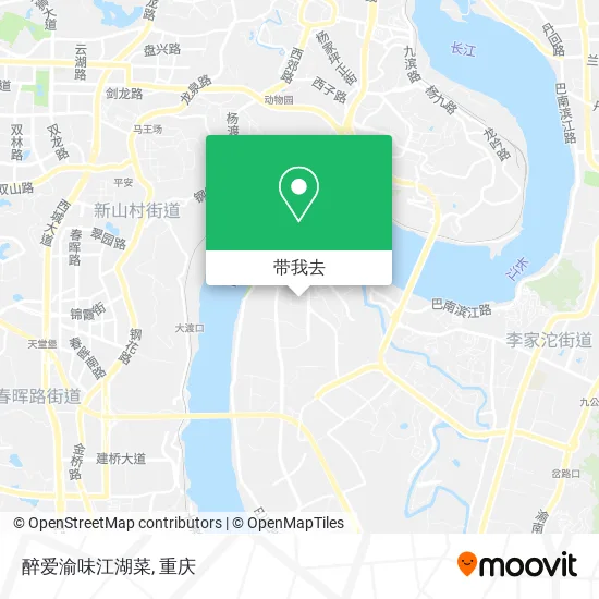 醉爱渝味江湖菜地图
