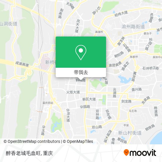 醉香老城毛血旺地图