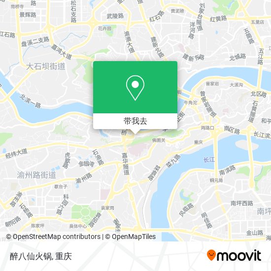 醉八仙火锅地图