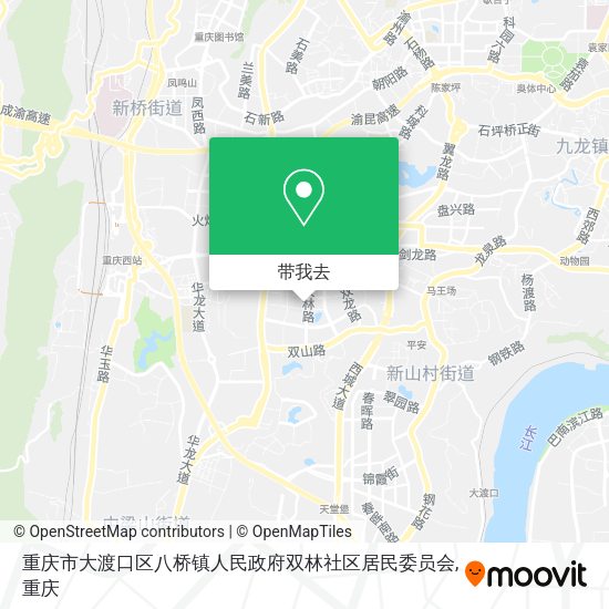 重庆市大渡口区八桥镇人民政府双林社区居民委员会地图